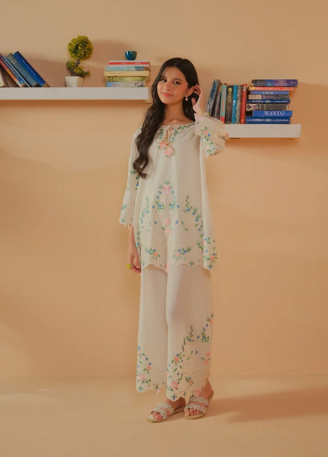 Dhaga Women RTW Embroidered Lawn 2 Piece Suit DHA-AURA - Casual Collection
