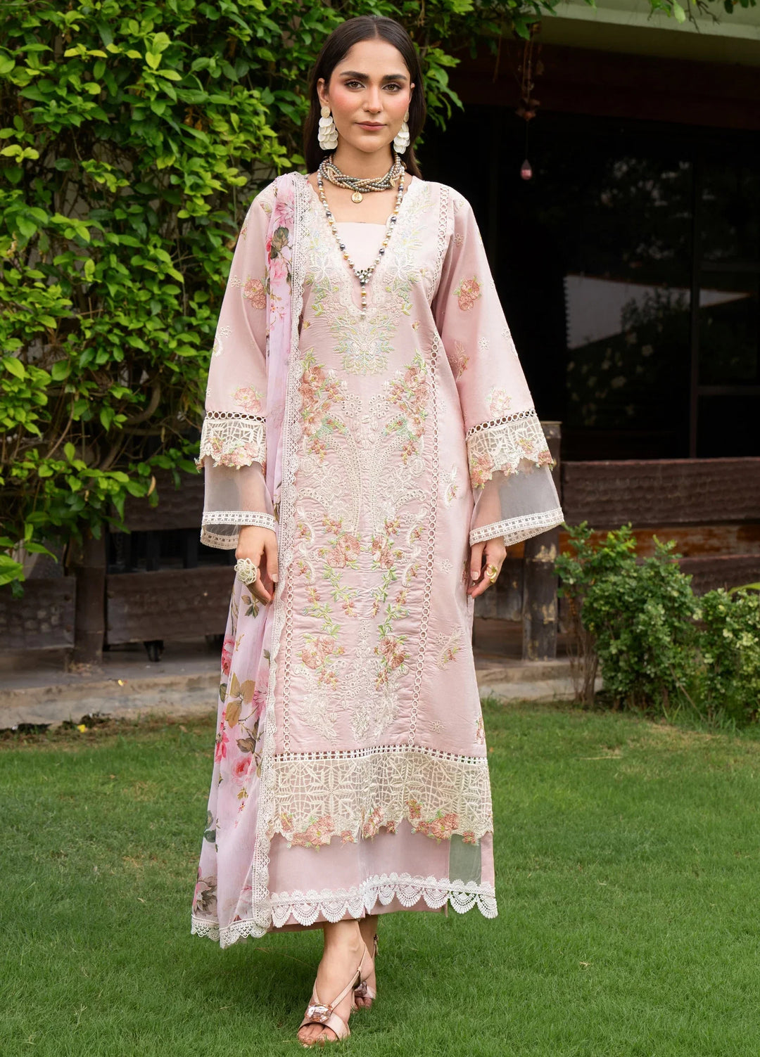 Chandan Nagri RTW Embroidered Lawn 3 Piece Suit Zoye-Ira - Casual Collection
