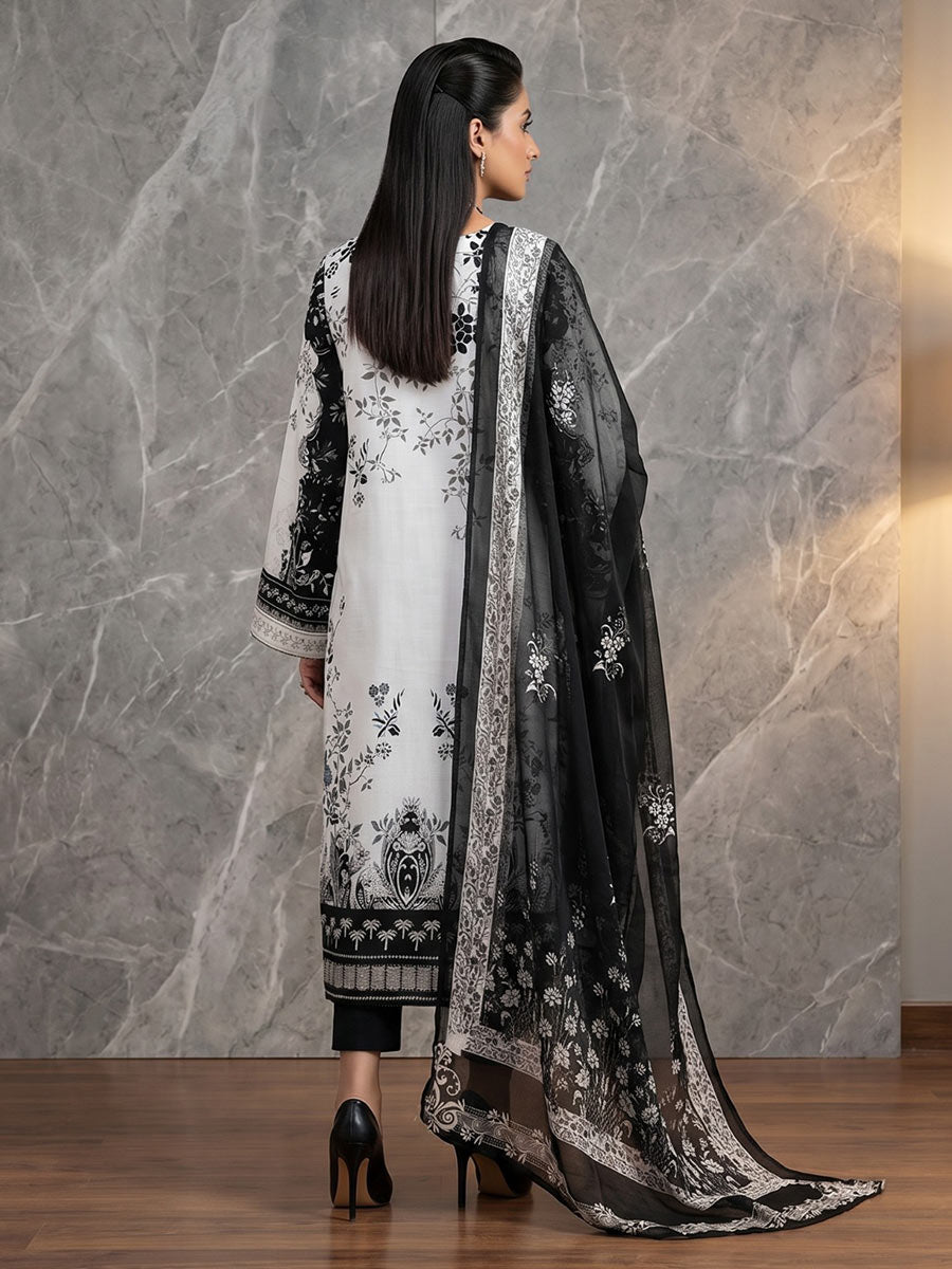 Salitex Unstitched Printed Lawn 3 Piece Suit SSW6U3P419 Summer Collection