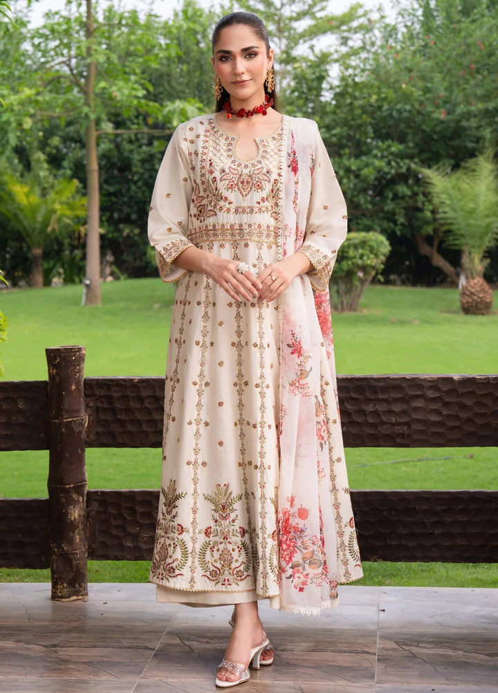 Chandan Nagri RTW Embroidered Lawn 3 Piece Suit Serein-Glow - Casual Collection