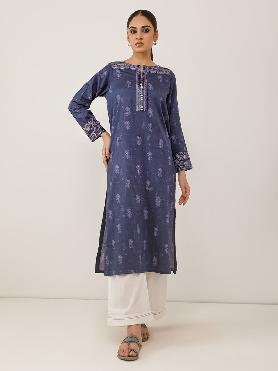 Salitex Women Printed Silk 1 Piece Shirt CPS23DC028 - Summer Collection