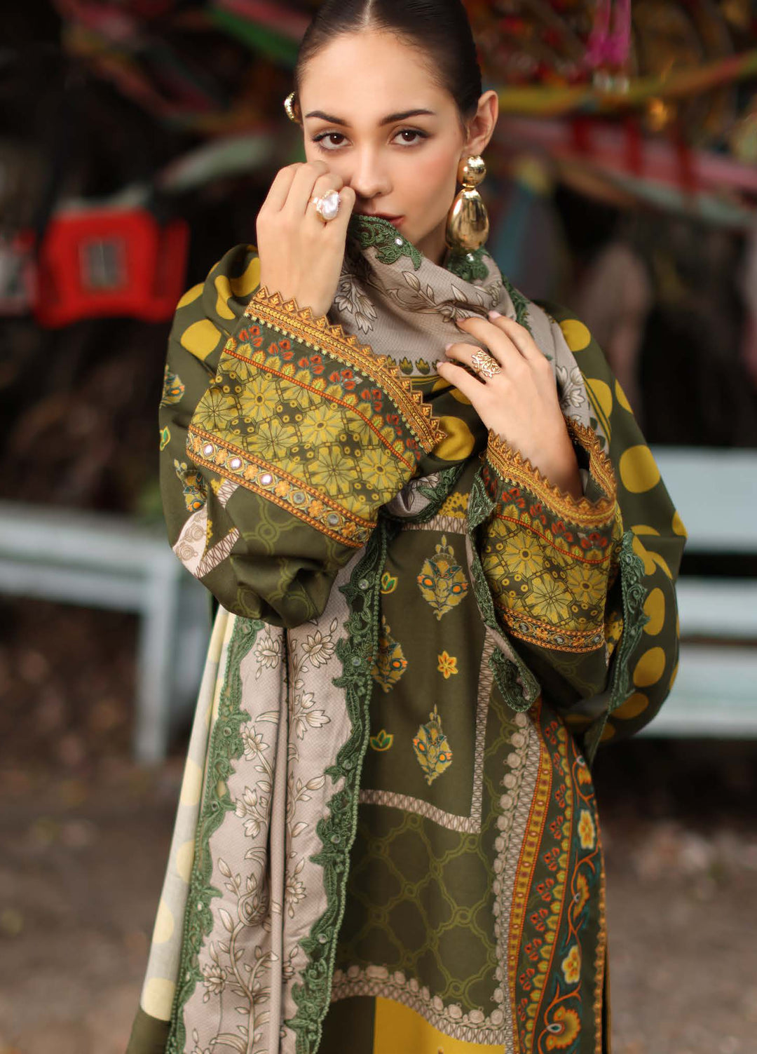 Aniiq by Charizma Unstitched Embroidered Linen 3 Piece Suit CHR26ULA ANW7-08 - Casual Collection