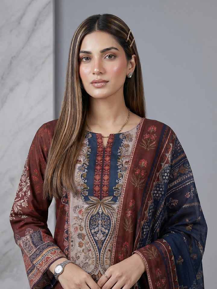 Salitex Unstitched Printed Lawn 3 Piece Suit SSW6U3P413 Summer Collection