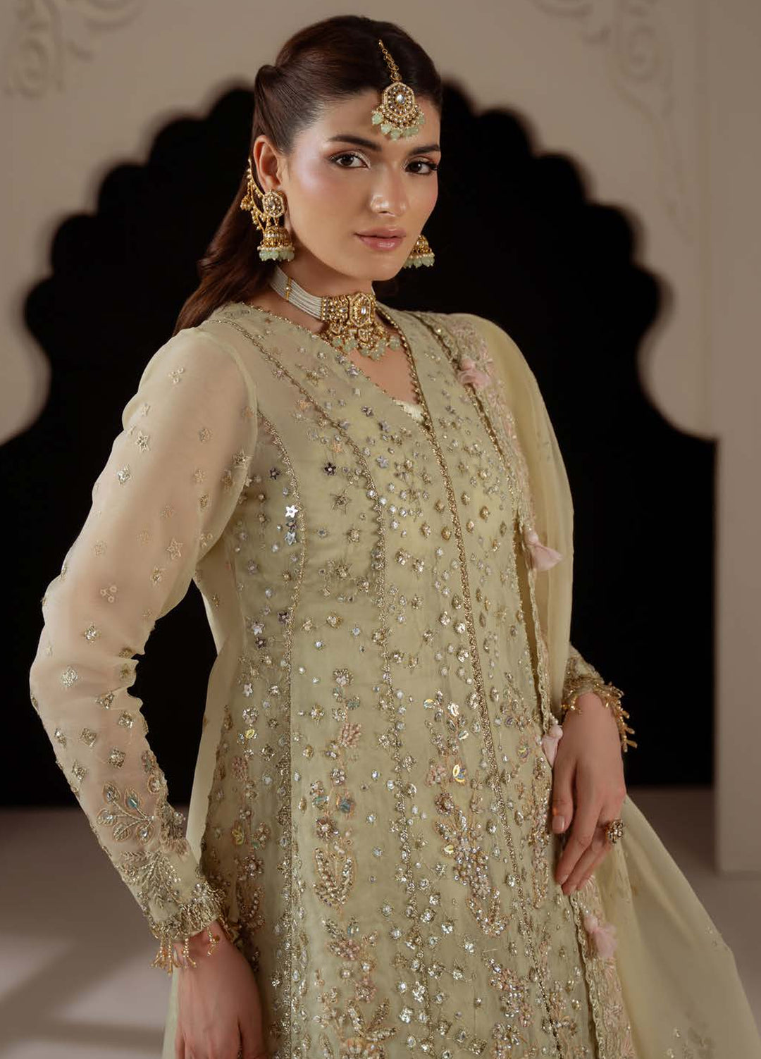Ember by Aylin Unstitched Embroidered Organza  3 Piece Suit AY26UEW Reverie - Wedding Collection