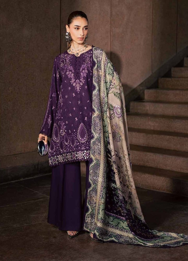 Maya by Nureh Unstitched Embroidered Jacquard Linen 3 Piece Suit NU26UMLJ NW-127 - Festive Collection