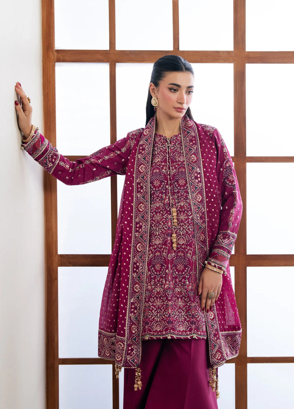 Xenia Formals Unstitched Embroidered Chiffon 3 Piece Suit D-06 Nayra - Festive Collection