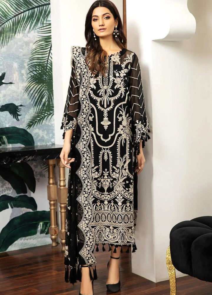 Alizeh Fashion Unstitched Embroidered Chiffon 3 Piece Suit AF26UCF AF-CH-2063-Clara - Festive Collection