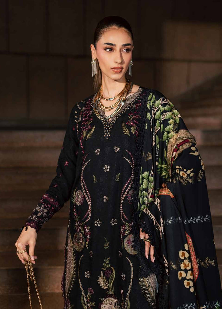 Maya by Nureh Unstitched Embroidered Jacquard Linen 3 Piece Suit NU26UMLJ NW-128 - Festive Collection