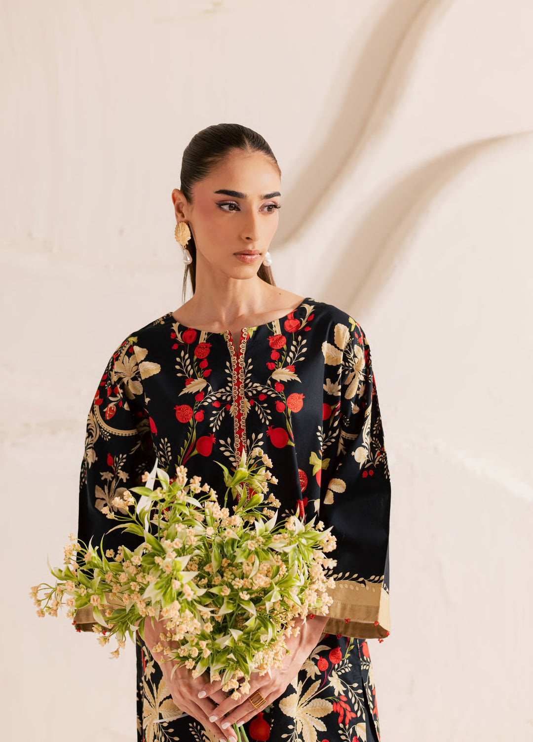 Day Dream by Rashid Textiles RTW Printed Lawn 2 Piece Suit AFTER DARK D-12 - Casual Collection