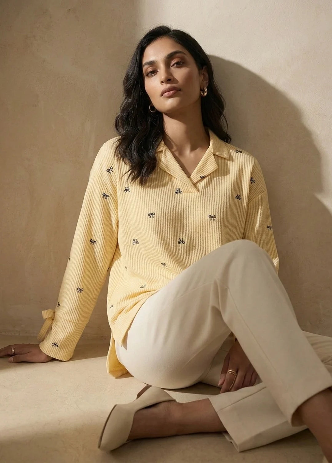 Menaal Women RTW Printed Blended 1 Piece DAFFODIL WISPER - Western Collection