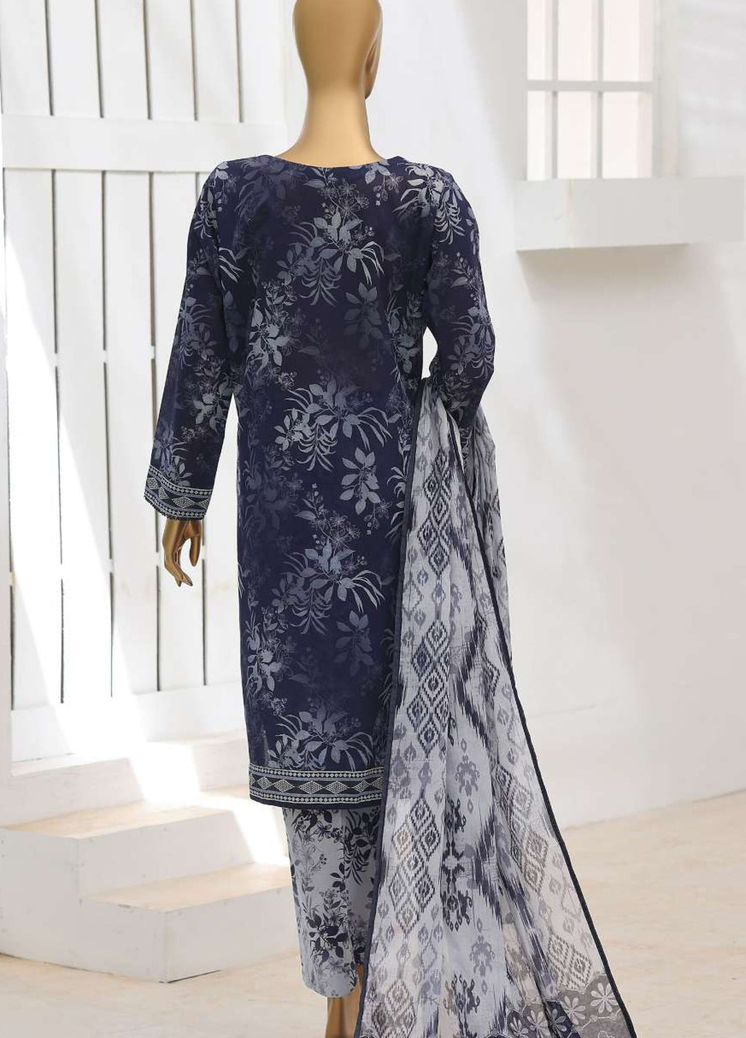 Zouk by HZ Textiles Unstitched Printed Lawn 3 Piece Suit HZ26UZL ZEC-1177 - Casual Collection