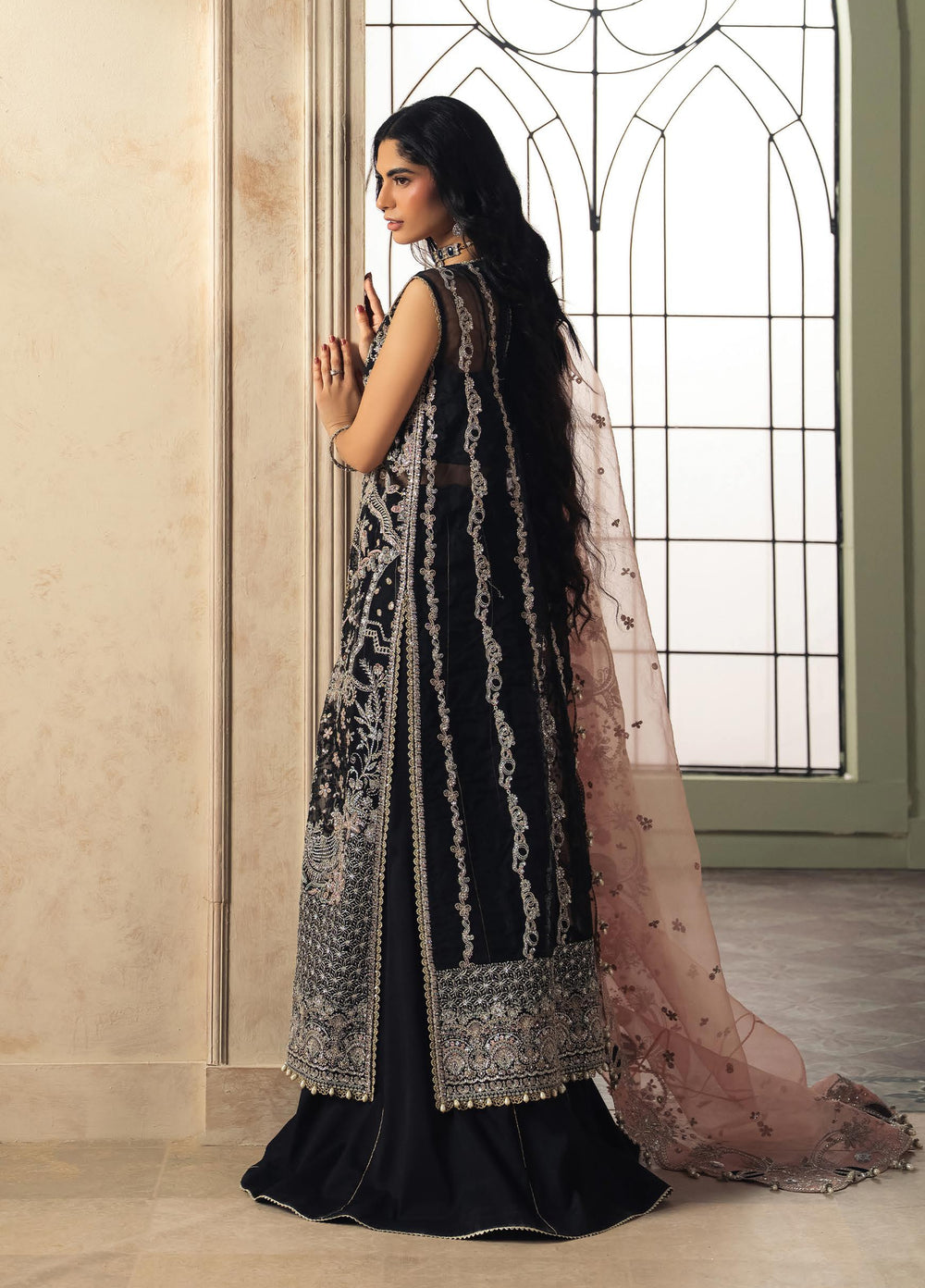 Luminara by Ayzel Unstitched Embroidered Organza 3 Piece Suit AAF26UWL Alaya AYZ-180 - Wedding Collection