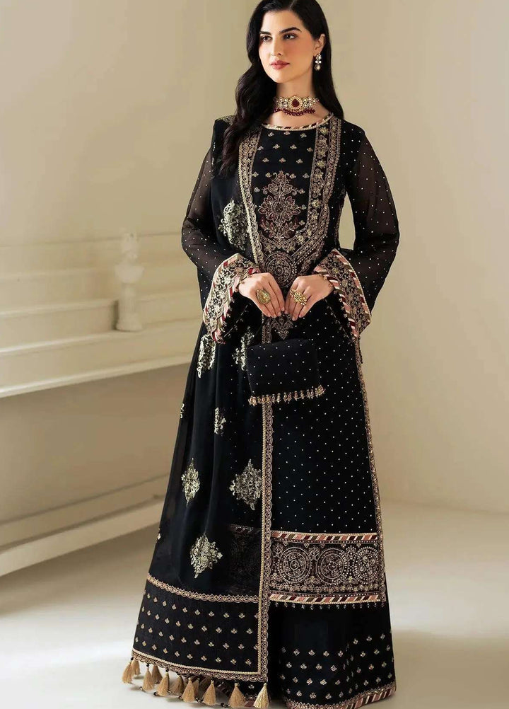 Alizeh Fashion Unstitched Embroidered Chiffon 3 Piece Suit AF26UCF AF-PS-8005-Alba - Festive Collection