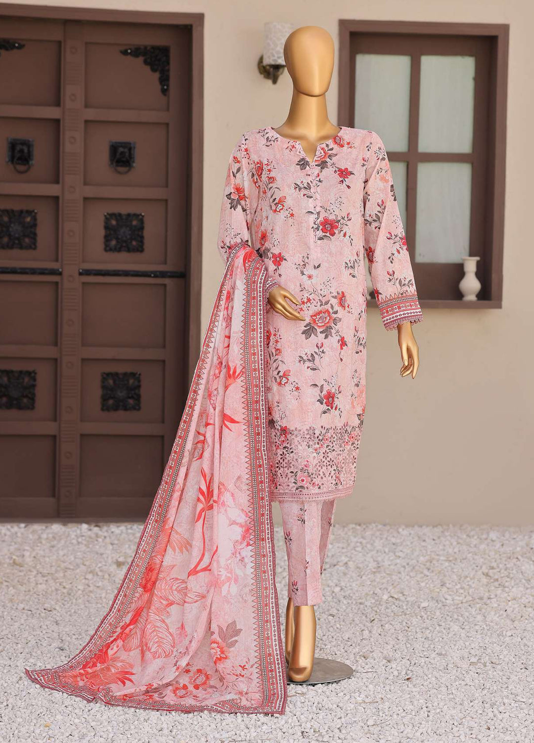 Zouk by HZ Textiles Unstitched Printed Lawn 3 Piece Suit HZ26UZL ZEC-1174 - Casual Collection