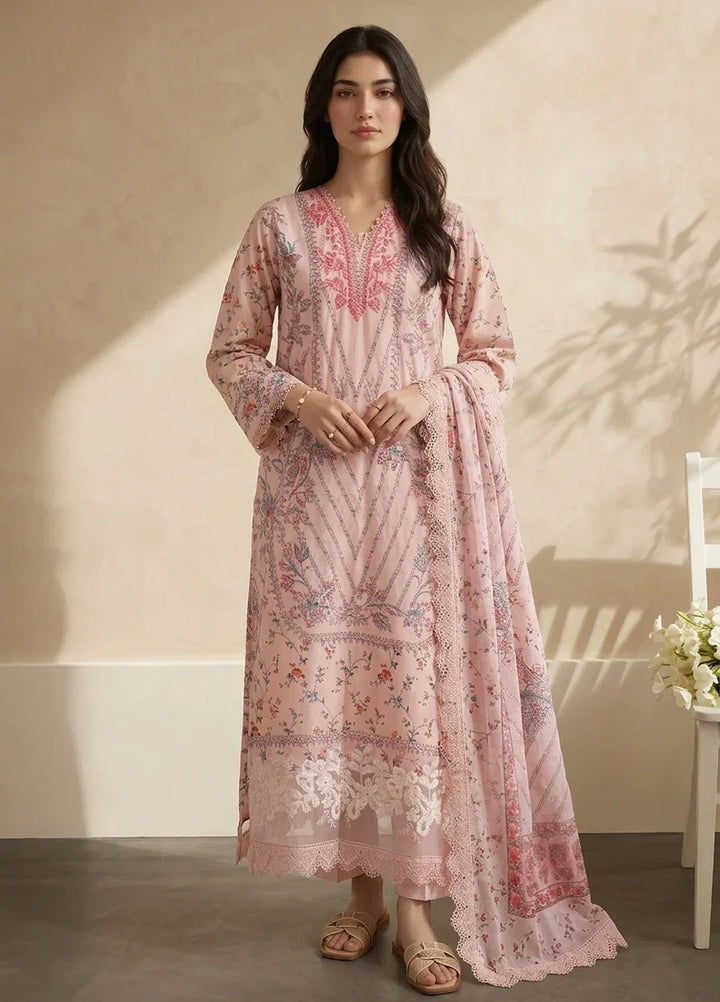 Chandan Nagri Women RTW Embroidered Lawn 3 Piece Suit Elia Zoy - Festive Collection