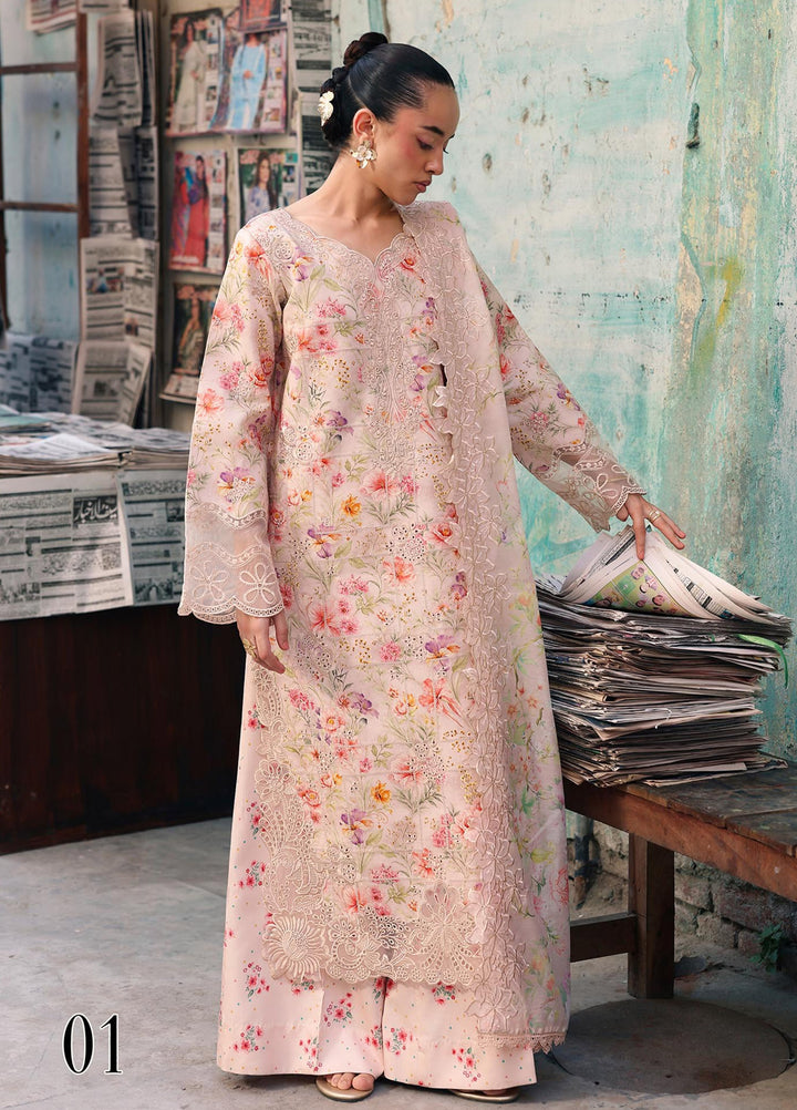 Nissa by RajBari Unstitched Embroidered Viscose 3 Piece Suit RB26UNV D-01 - Winter Collection