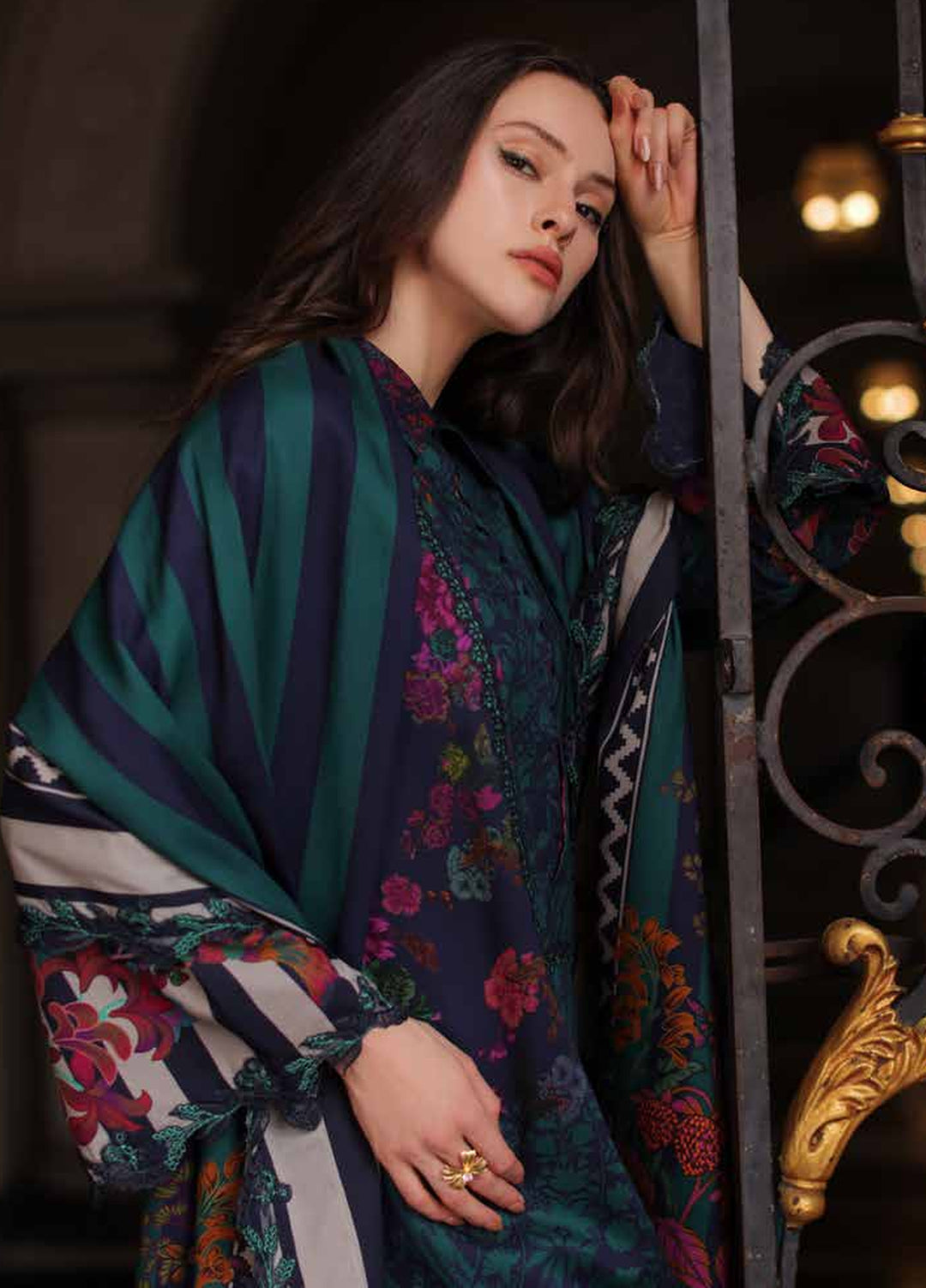 Aniiq by Charizma Unstitched Embroidered Linen 3 Piece Suit CHR26UAL ANW7-17 - Casual Collection