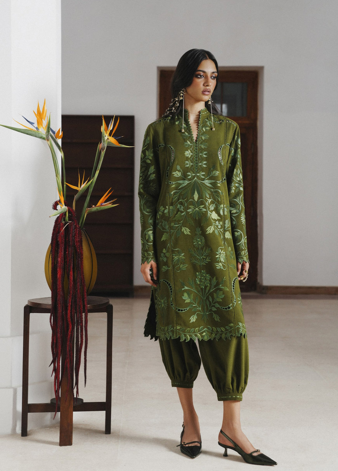 Jugnu by Hussain Rehar Unstitched Embroidered Karandi 3 Piece Suit HR26UJK Zinia - Winter Collection