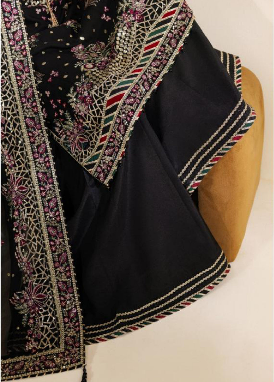 Meraki by Zarif Unstitched Embroidered Chiffon 3 Piece Suit ZR26UCM MEHSKI 02 - Festive Collection