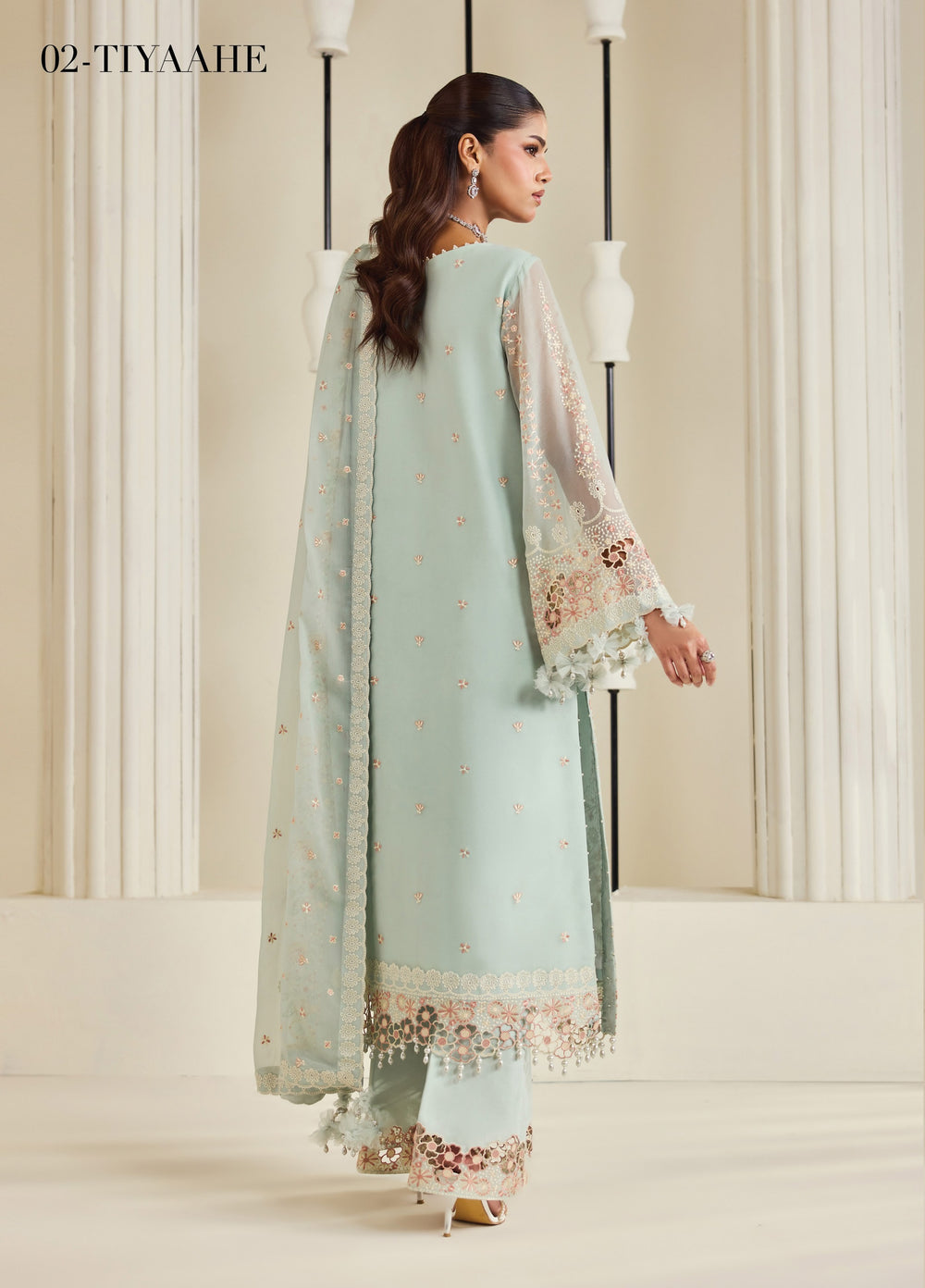 Dhaagay by Alizeh Fashion Unstitched Embroidered Chiffon 3 Piece Suit AF26UCD AF-DHG-5046 Tiyaahe - Festive Collection