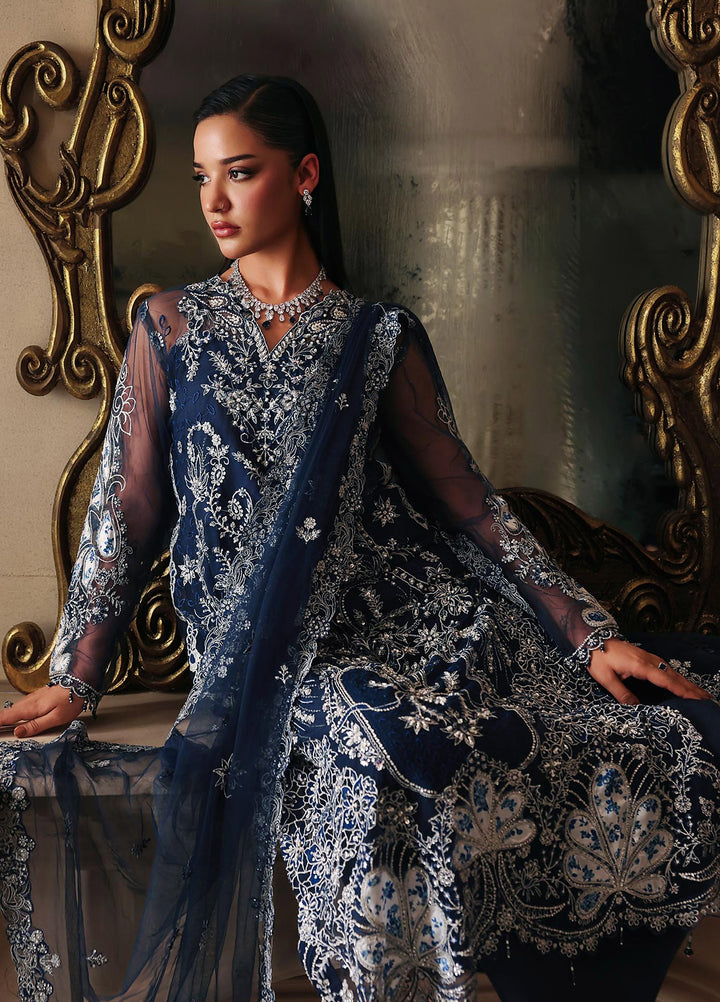 Sage by Rajbari Unstitched Embroidered Net 4 Piece Suit RB26SW Serena 02 - Wedding Collection