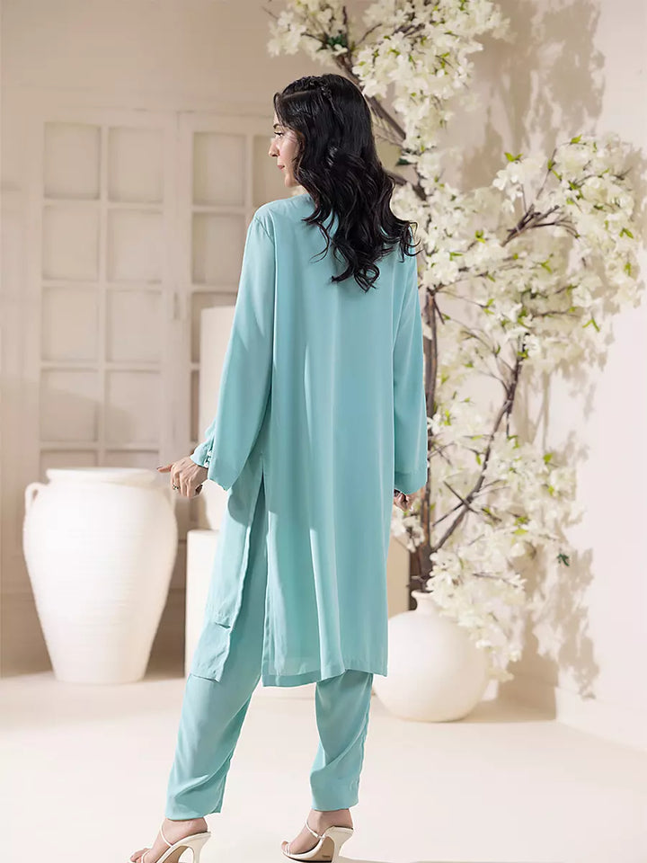 Salitex Women Solids Georgette 2 Piece Suit EUAL2PBC189 - Summer Collection