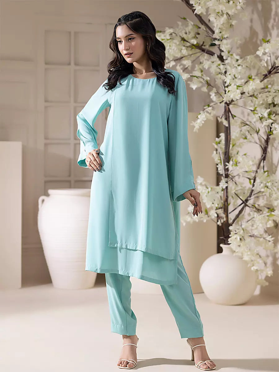 Salitex Women Solids Georgette 2 Piece Suit EUAL2PBC189 - Summer Collection