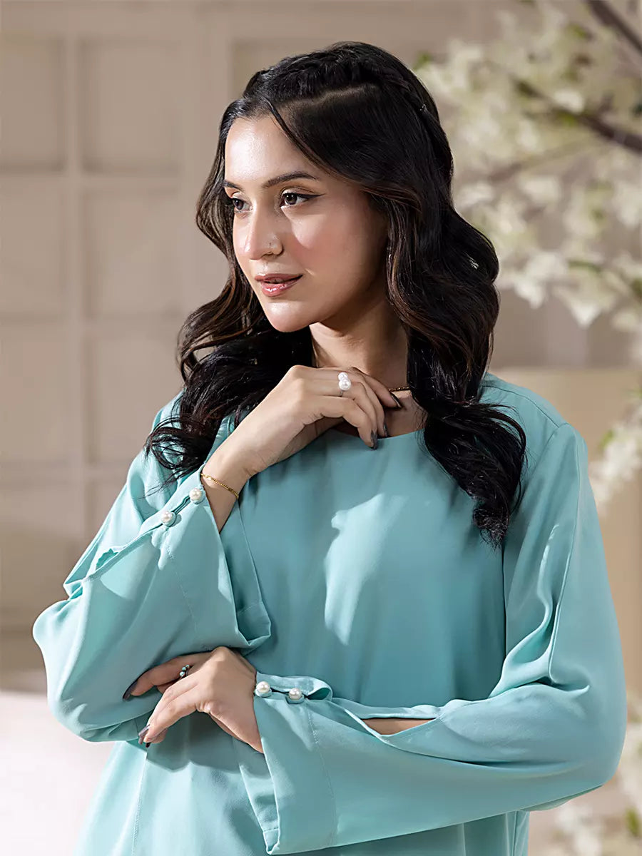 Salitex Women Solids Georgette 2 Piece Suit EUAL2PBC189 - Summer Collection