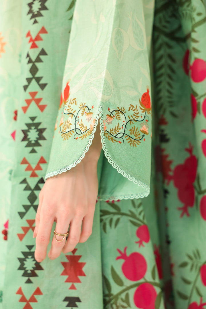 Rhea by Sahar Unstitched Lawn 3 Piece Suit Mint Blossom Reverie - Casual Collection