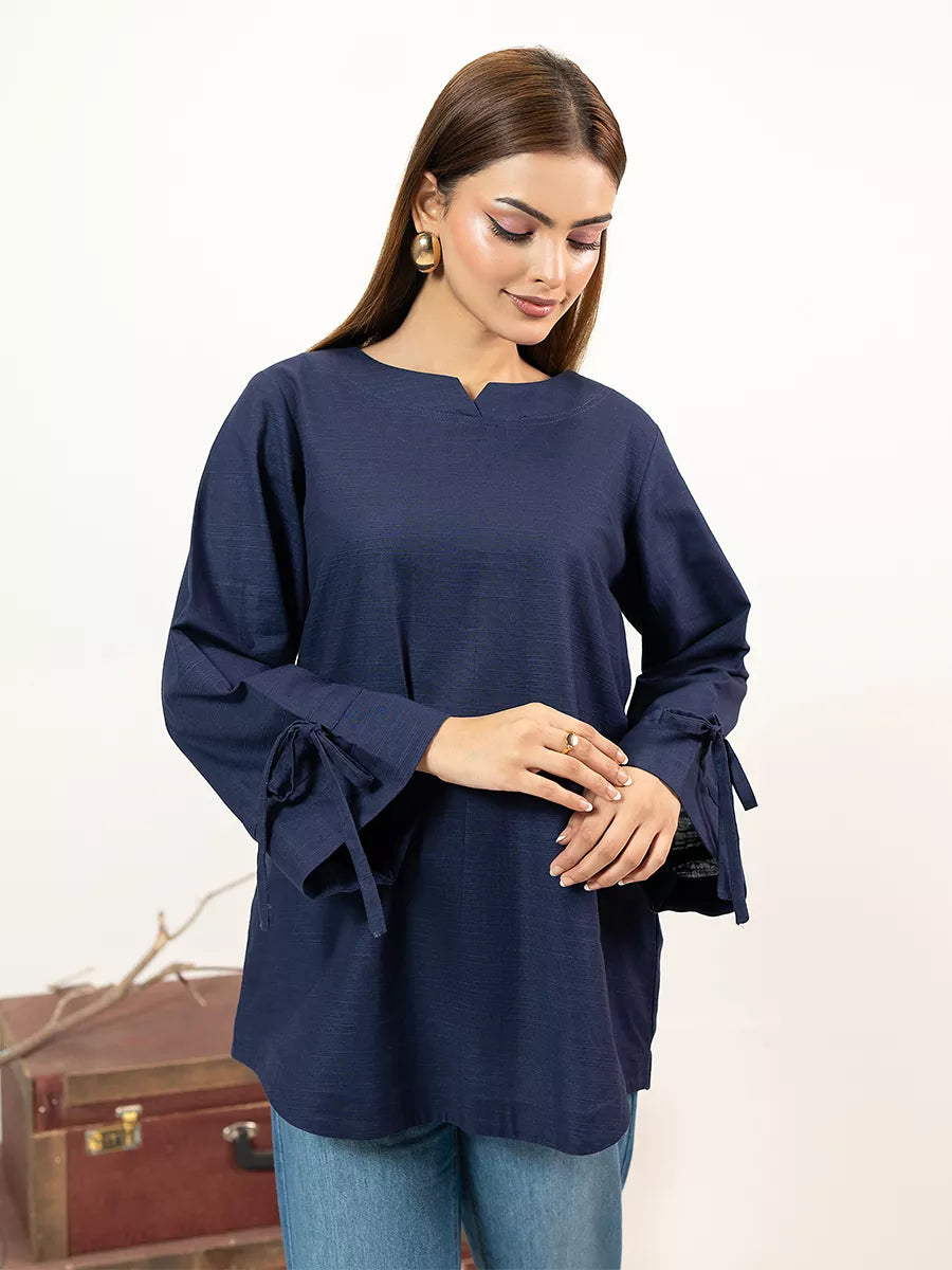 Salitex Women Solids Denim 1 Piece Shirt WP7L1PBE551 - Winter Collection