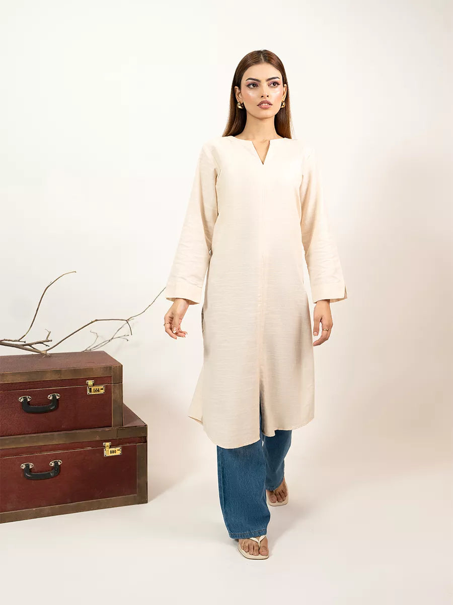 Salitex Women Solids Denim 1 Piece Shirt WP7L1PBE490 - Winter Collection