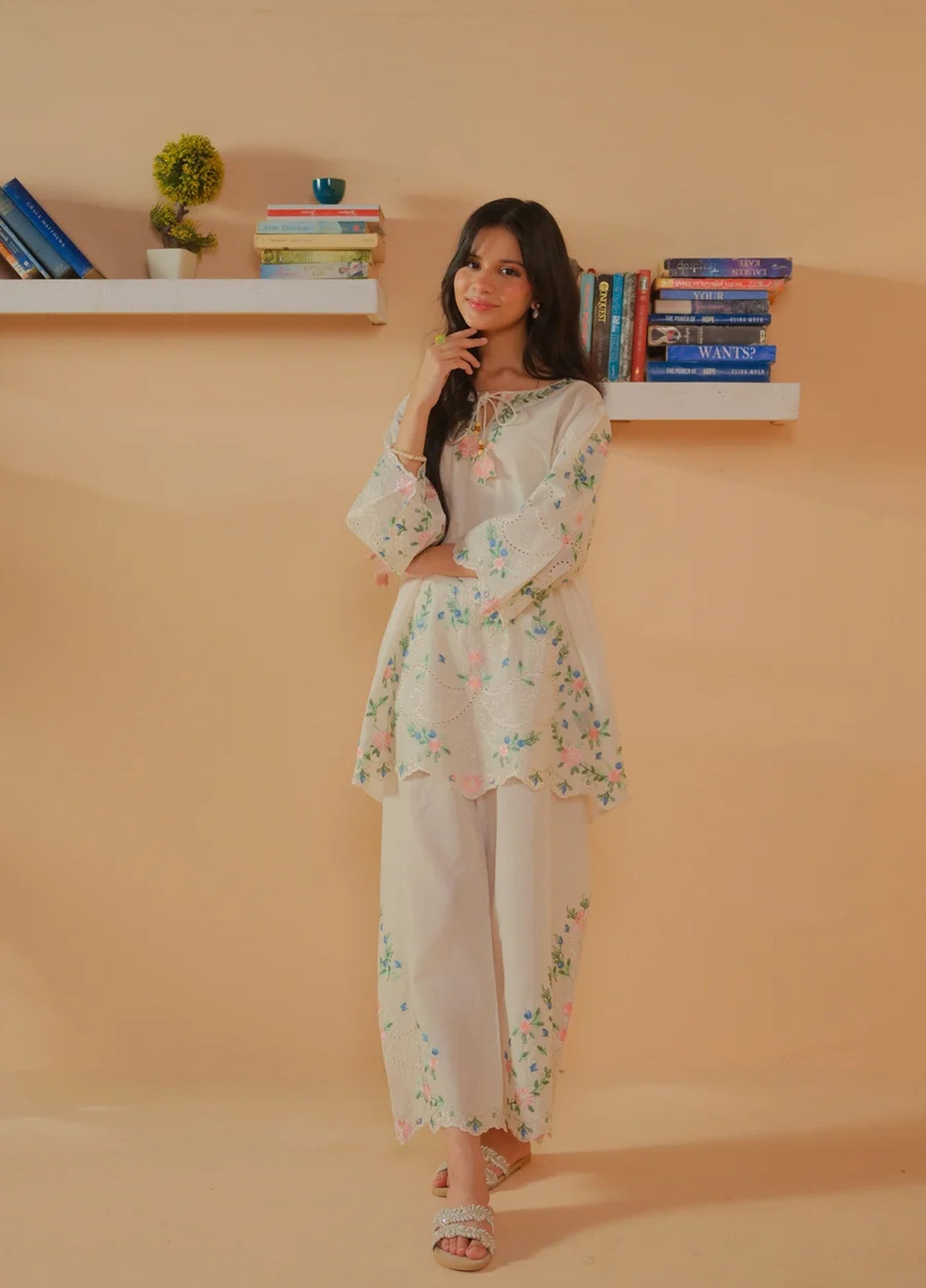 Dhaga Women RTW Embroidered Lawn 2 Piece Suit DHA-AURA - Casual Collection
