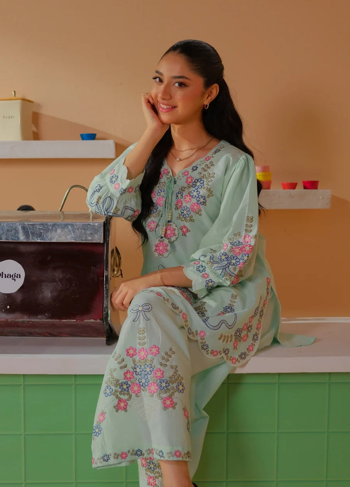Dhaga Women RTW Embroidered Lawn 2 Piece Suit DHA-LI - Casual Collection