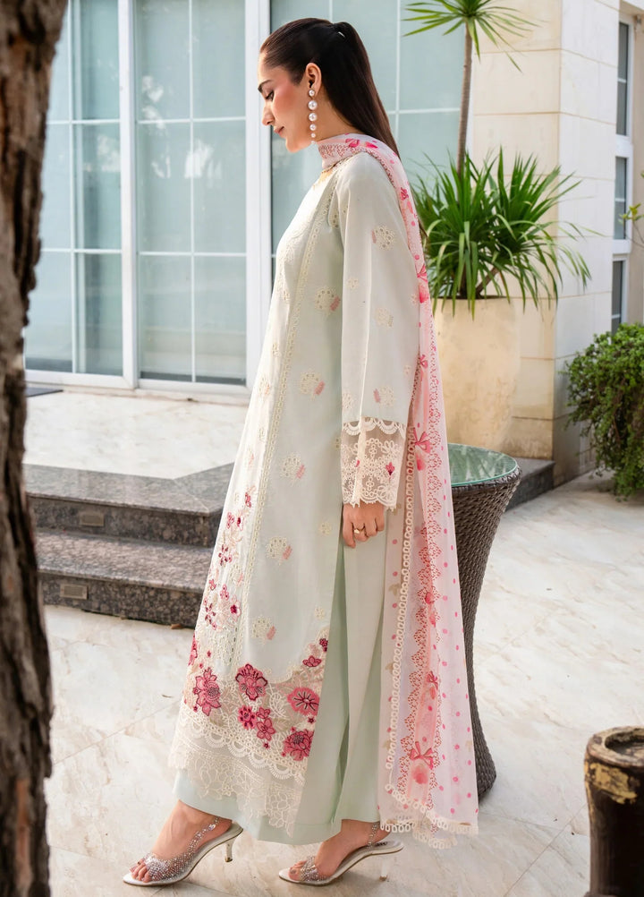 Chandan Nagri RTW Embroidered Lawn 3 Piece Suit Whimsay-Pine - Casual Collection