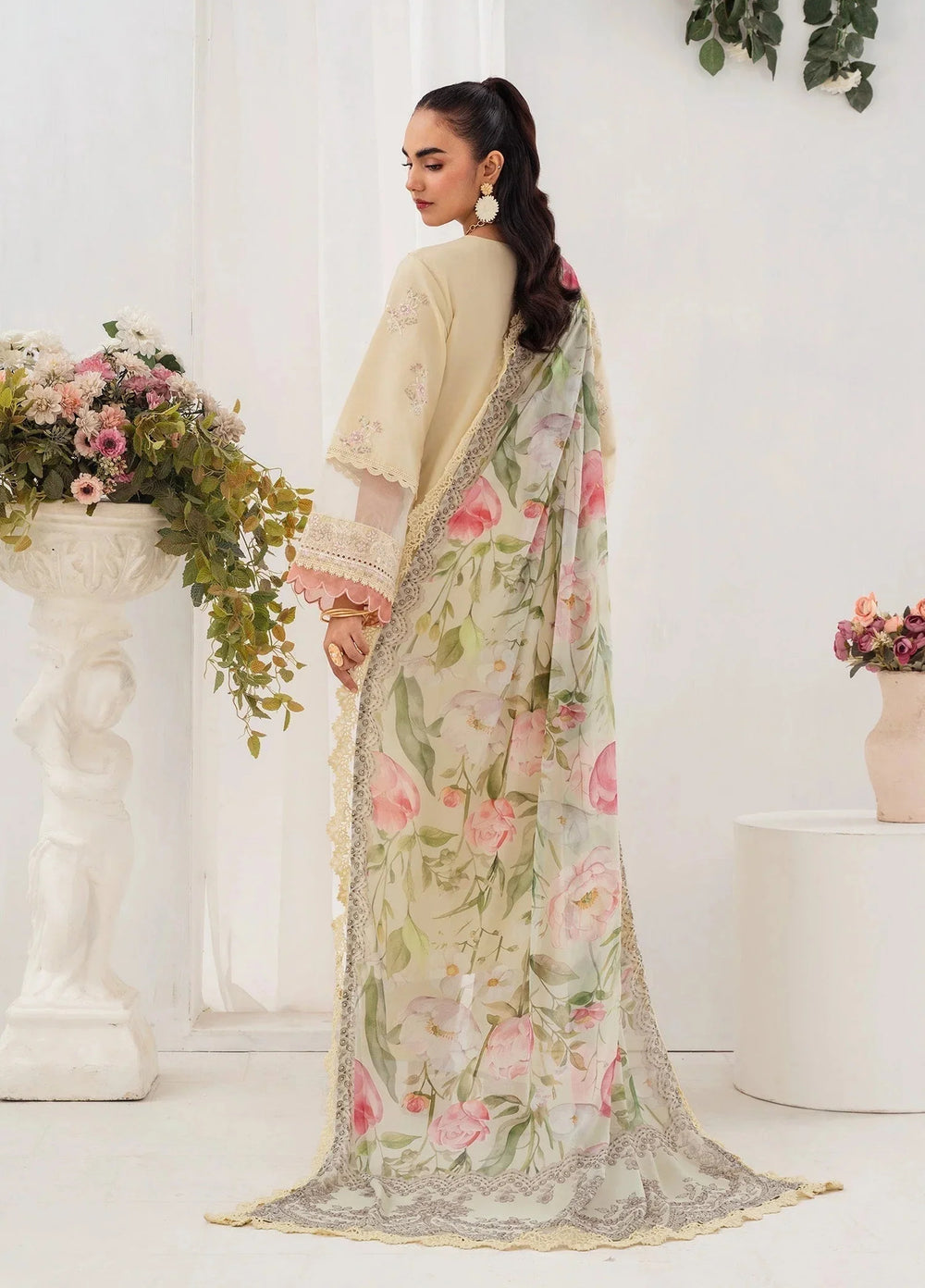 Chandan Nagri RTW Embroidered Lawn 3 Piece Suit Elnaz - Casual Collection