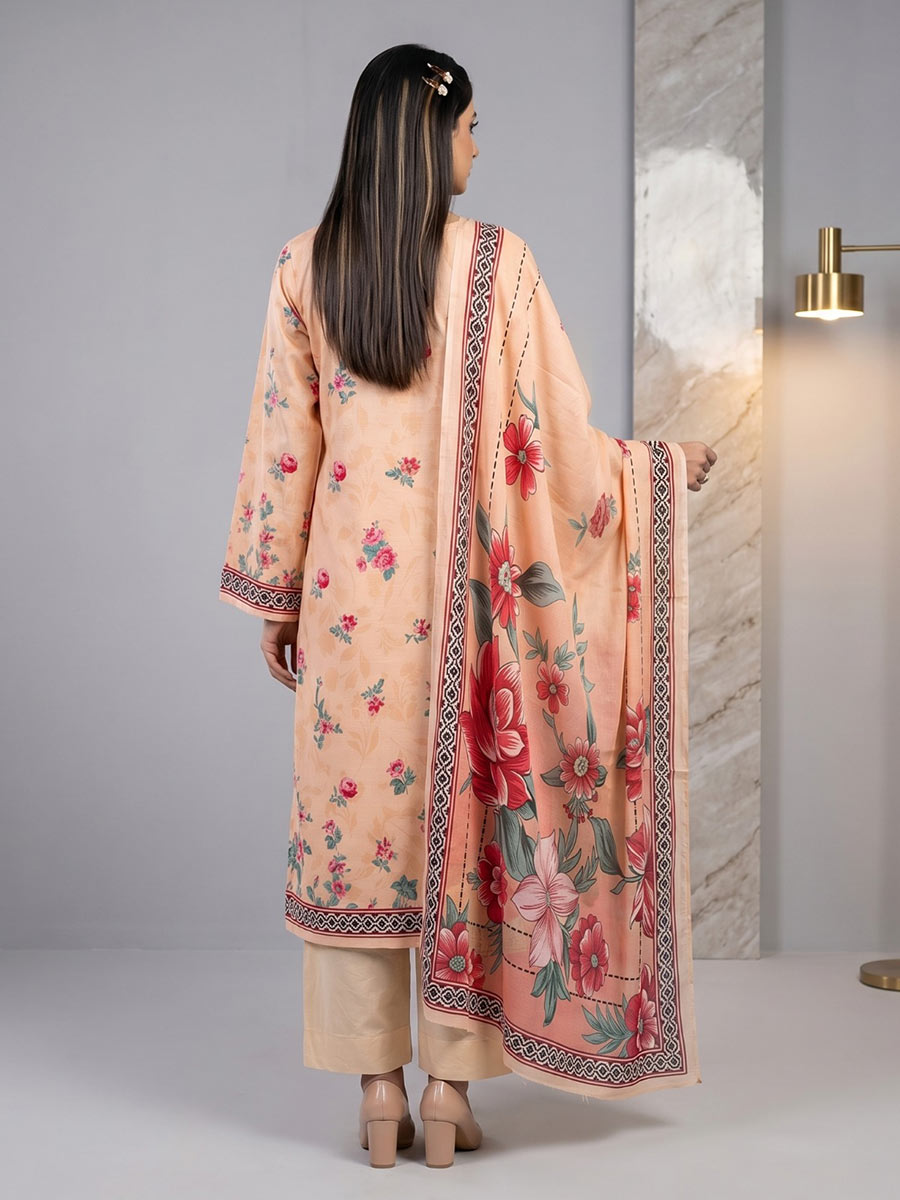 Salitex Unstitched Printed Lawn 3 Piece Suit SSW6U3P415 Summer Collection
