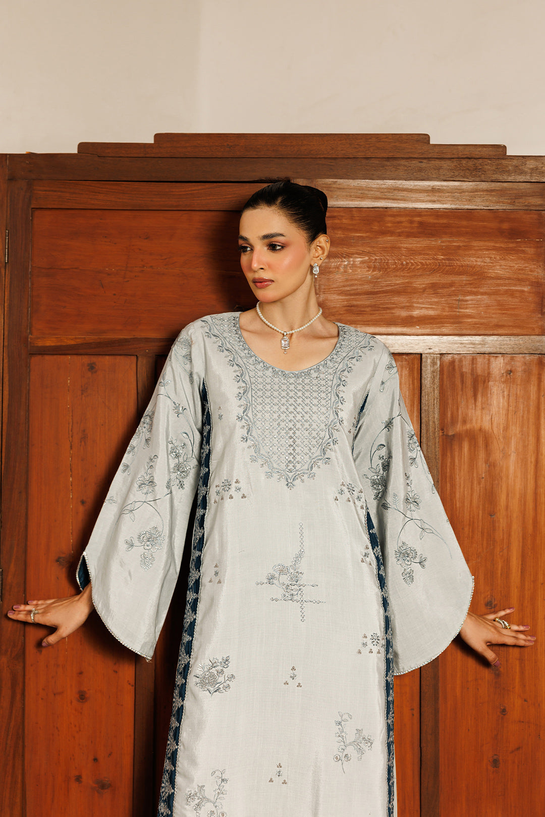 Noore Eid by Panache Women RTW Embroidered Raw Silk 2 Piece Suit Yara - Eid Collection