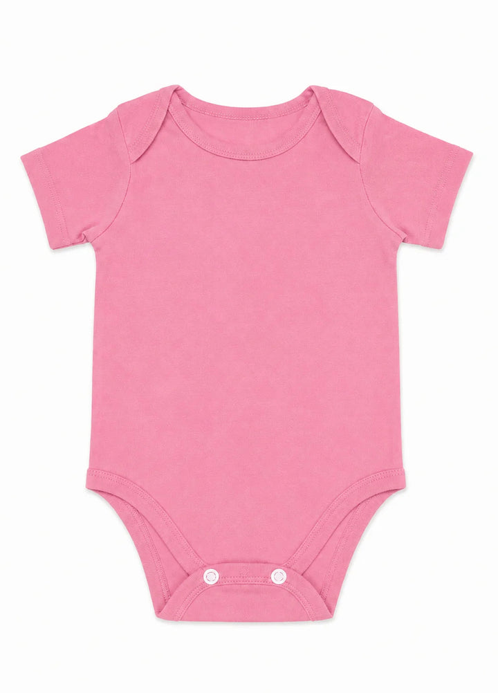 Lambkin Kids RTW Solids Cotton 1 Piece Pink - Casual Collection