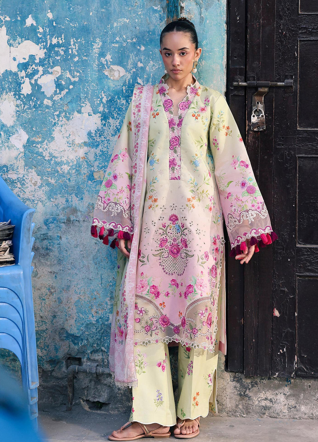 Nissa by RajBari Unstitched Embroidered Viscose 3 Piece Suit RB26UNV D-09 - Winter Collection