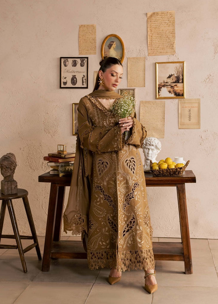 Nureh Unstitched Embroidered Karandi 3 Piece Suit NU26UKE NE-270 - Festive Collection