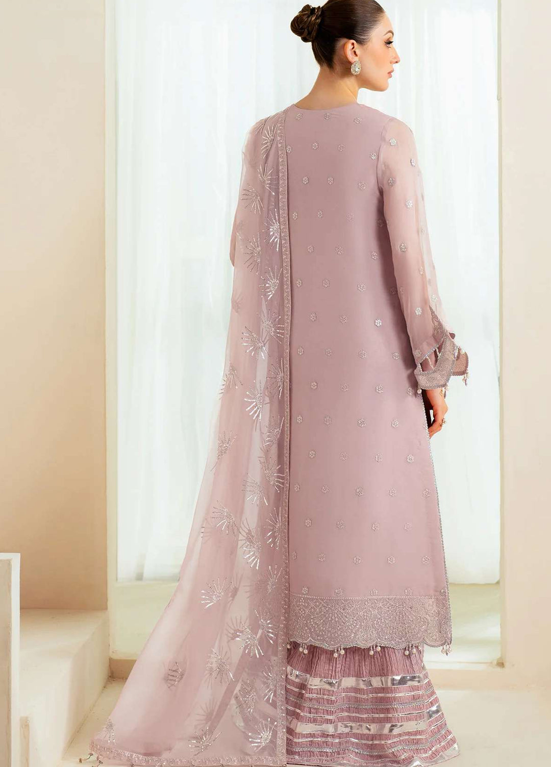 Alizeh Fashion Unstitched Embroidered Chiffon 3 Piece Suit AF26UCF AF-BHM-4045-Sira - Festive Collection