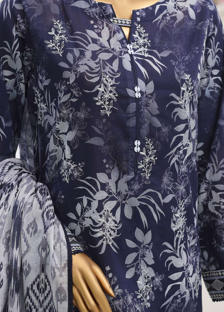 Zouk by HZ Textiles Unstitched Printed Lawn 3 Piece Suit HZ26UZL ZEC-1177 - Casual Collection