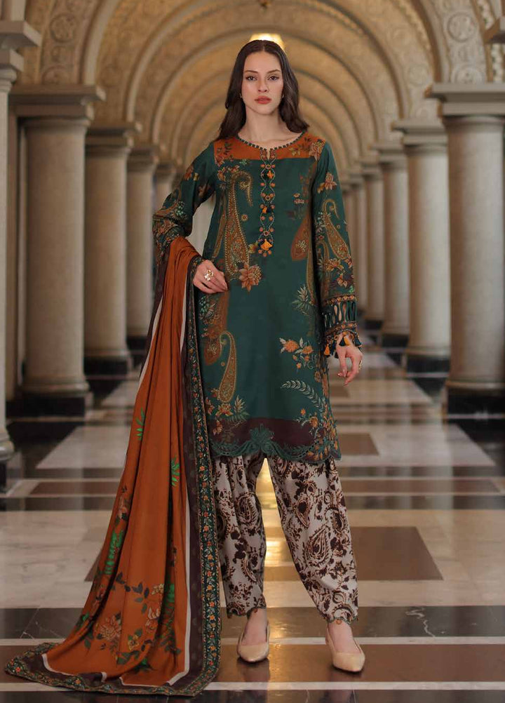 Aniiq by Charizma Unstitched Embroidered Linen 3 Piece Suit CHR26UAL ANW7-16 - Casual Collection