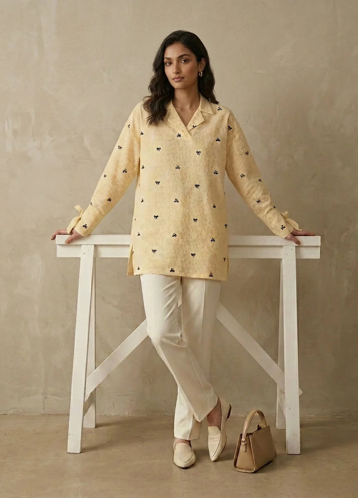 Menaal Women RTW Printed Blended 1 Piece DAFFODIL WISPER - Western Collection
