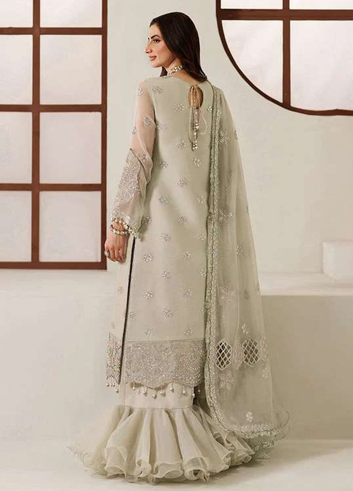Alizeh Fashion Unstitched Embroidered Chiffon 3 Piece Suit AF26UCF AF-CH-4048-Nashmia - Festive Collection