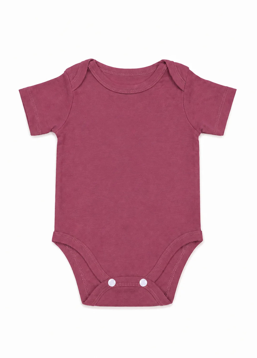 Lambkin Kids RTW Solids Cotton 1 Piece Plum - Casual Collection