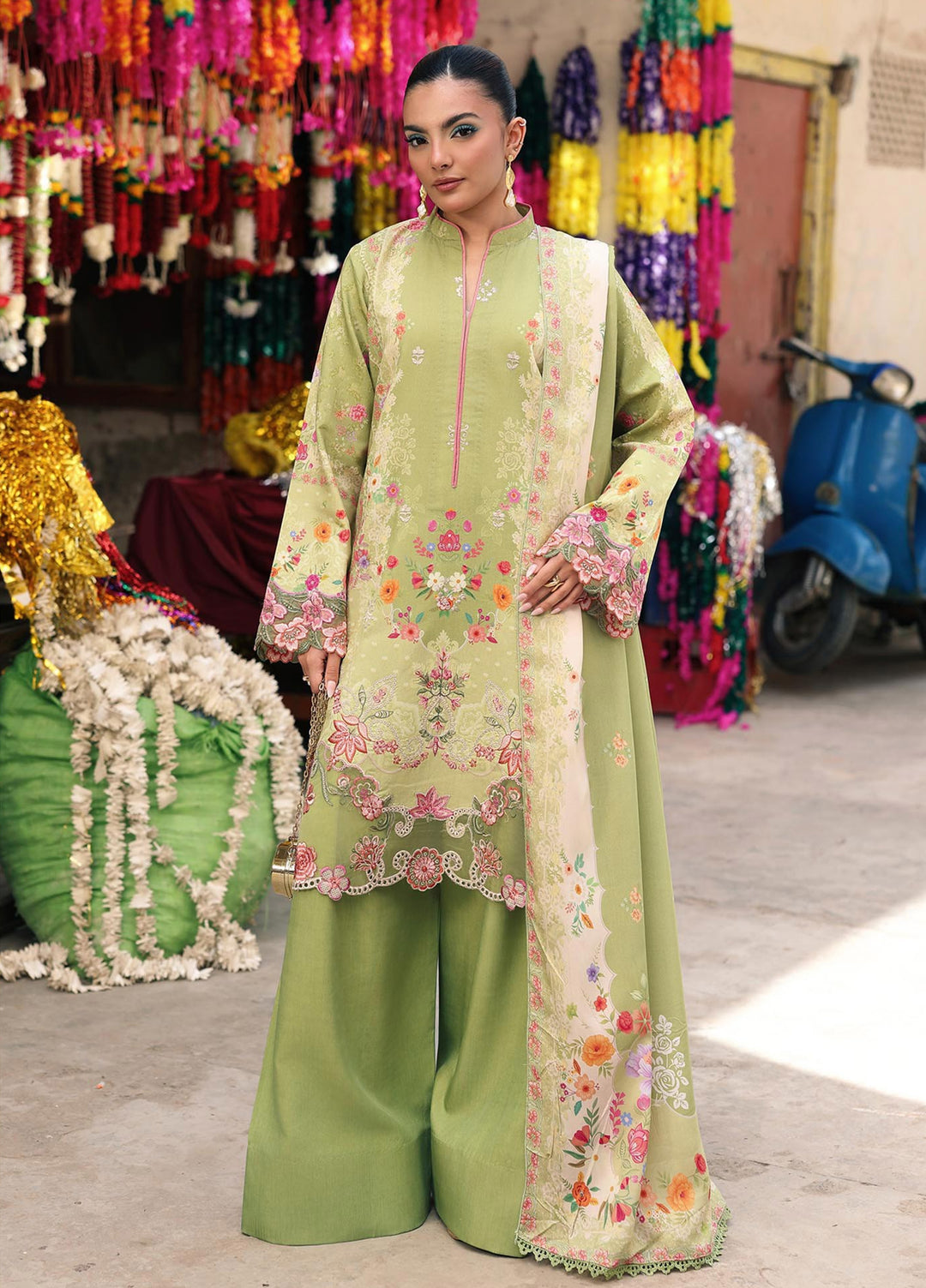 Nissa by RajBari Unstitched Embroidered Viscose 3 Piece Suit RB26UNV D-12 - Winter Collection