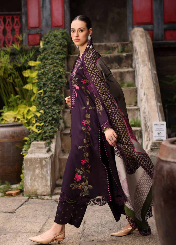 Combination by Charizma Unstitched Embroidered Linen 3 Piece Suit CHR26UCL CCW7-05 - Casual Collection