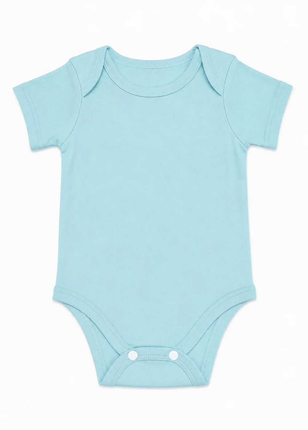 Lambkin Kids RTW Solids Cotton 1 Piece Baby Blue - Casual Collection