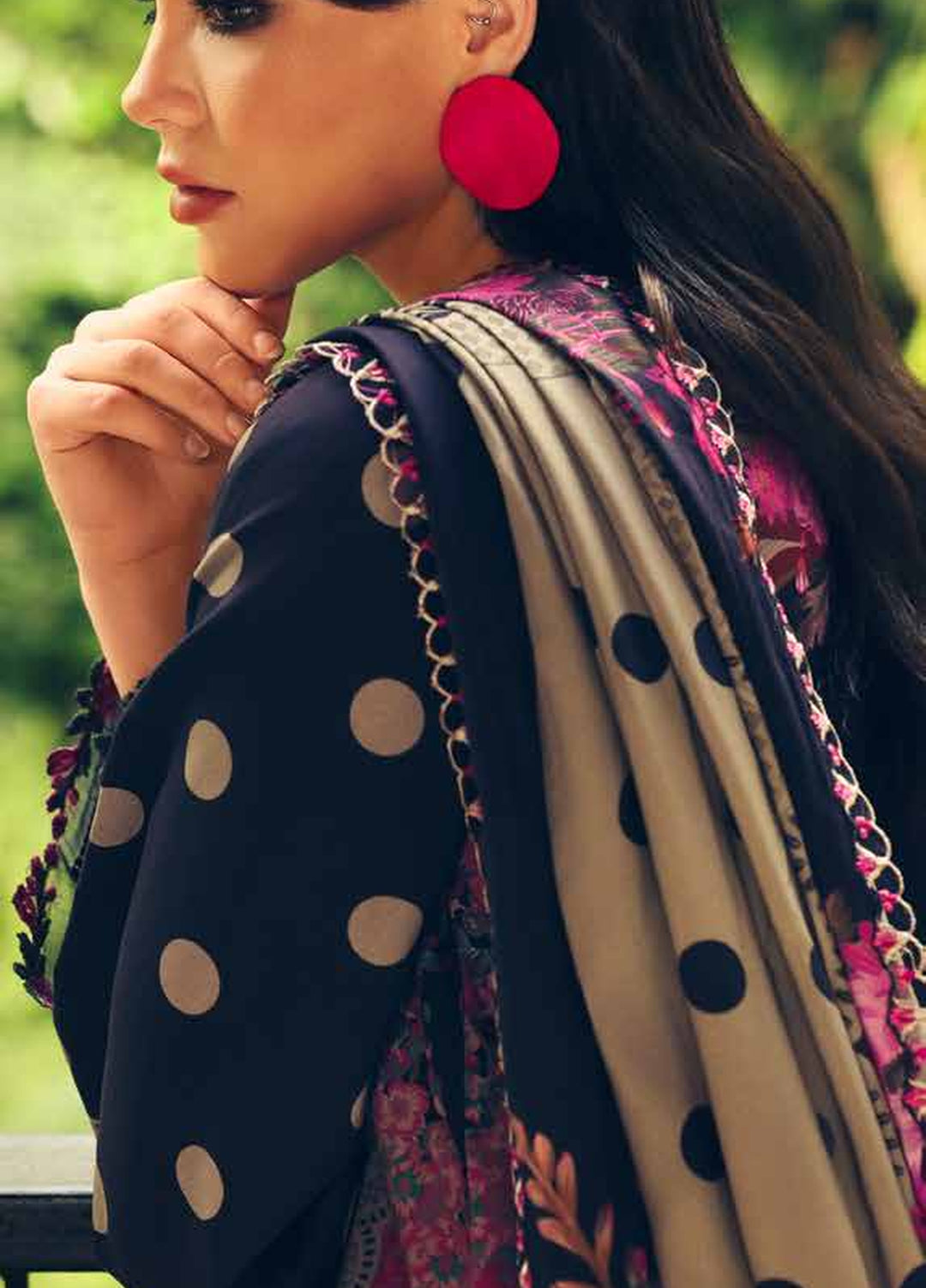 Combination by Charizma Unstitched Embroidered Linen 3 Piece Suit CHR26UCL CCW7-08 - Casual Collection